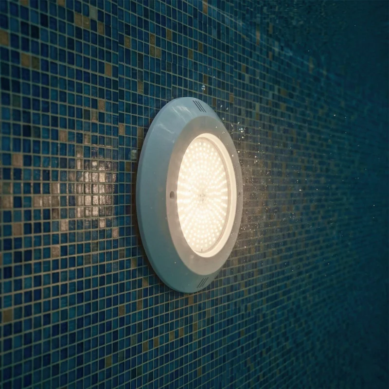 Foco LED 30W para Nicho de Piscina - Branco Quente 3000K