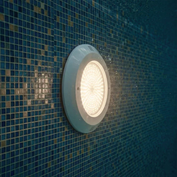 Foco LED 30W para Nicho de Piscina - Branco Quente 3000K