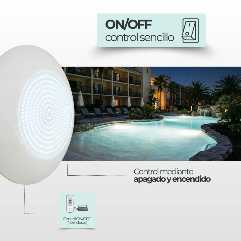 35W LED Pool Light Niche Replacement | 12V AC Cool White 6000K