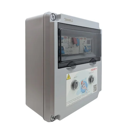 Cuadro Eléctrico para Piscina con Contactor y Transformador