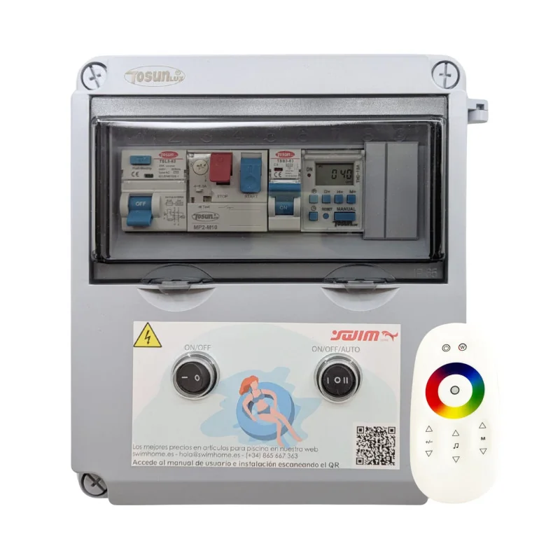 Compact Swimming Pool Electrical Panel with transformer