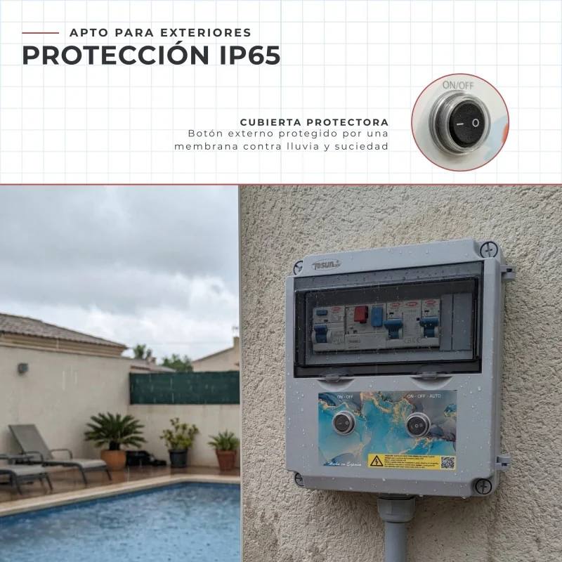 Painel Elétrico para Piscina com Transformador 60W Swimhome