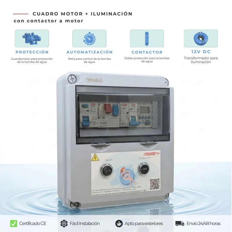 Swimming Pool Electrical Panel with Power Supply