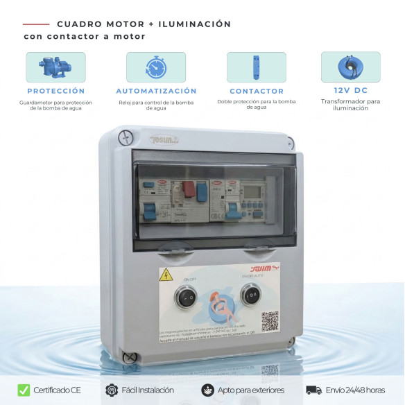Swimming Pool Electrical Panel with Power Supply