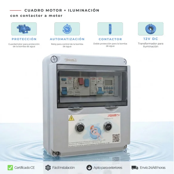 Swimming Pool Electrical Panel with Power Supply