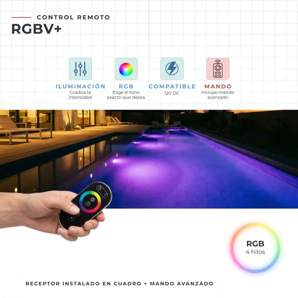 Cuadro Eléctrico para Piscina con Fuente de Alimentación