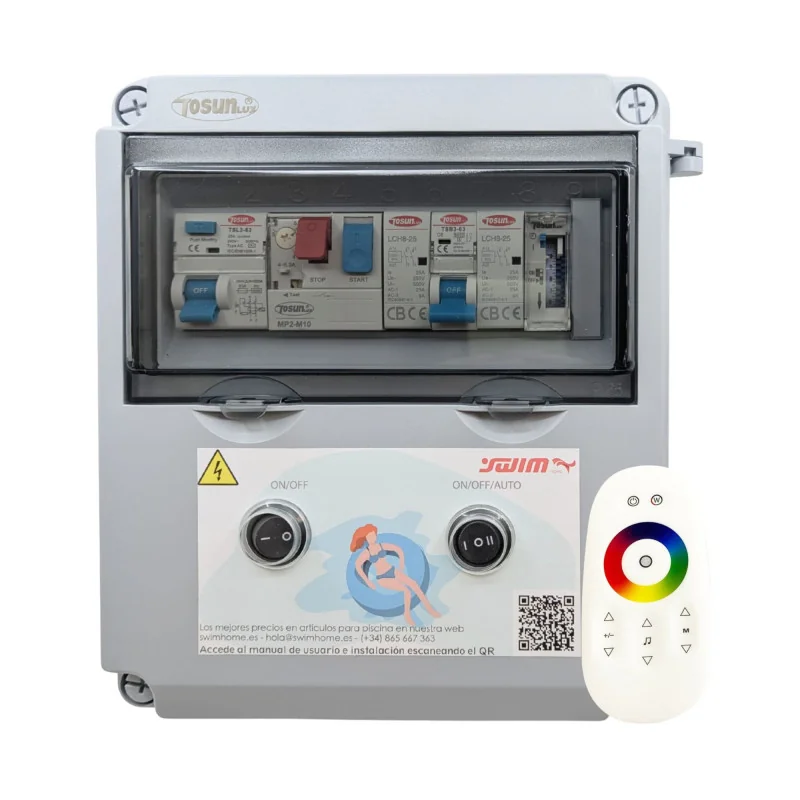 Swimming Pool Electrical Panel for 60W DC Chlorinator with Contactor | Swimhome
