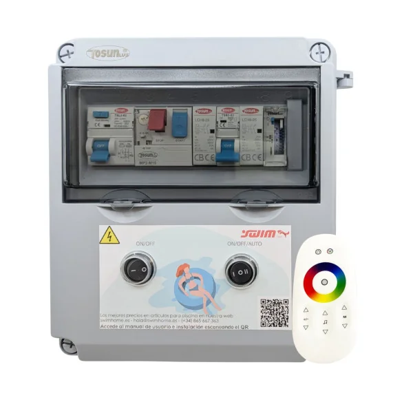 Swimming Pool Electrical Panel for 60W DC Chlorinator with Contactor | Swimhome