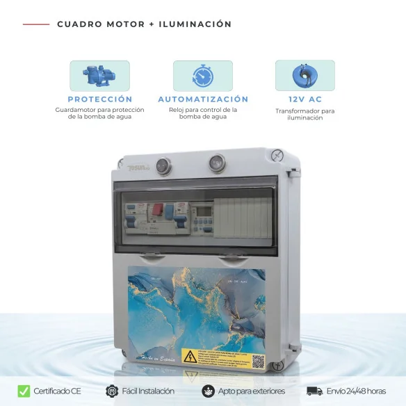 Painel elétrico com transformador 12V AC | Swim Home