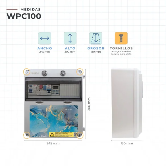 Painel elétrico com transformador 12V AC | Swim Home