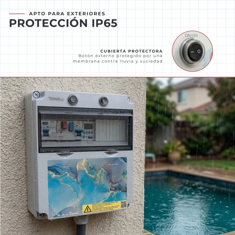 Cuadro Eléctrico con Transformador 12V AC | Swim Home