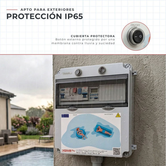 Cuadro Eléctrico para Piscina 12V DC 150W | Swimhome