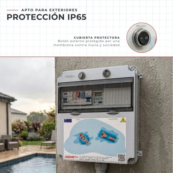 Electrical Panel for Swimming Pool 12V DC 150W | Swimhome