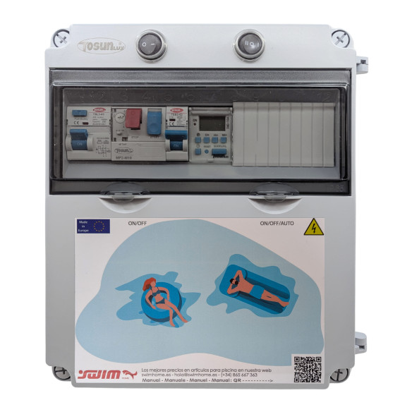 Painel elétrico para piscina 12V DC 150W Swimhome