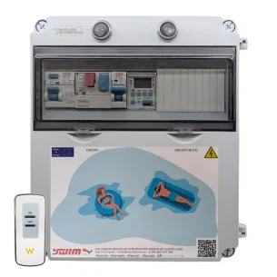 Painel elétrico para piscina 12V DC 150W Swimhome