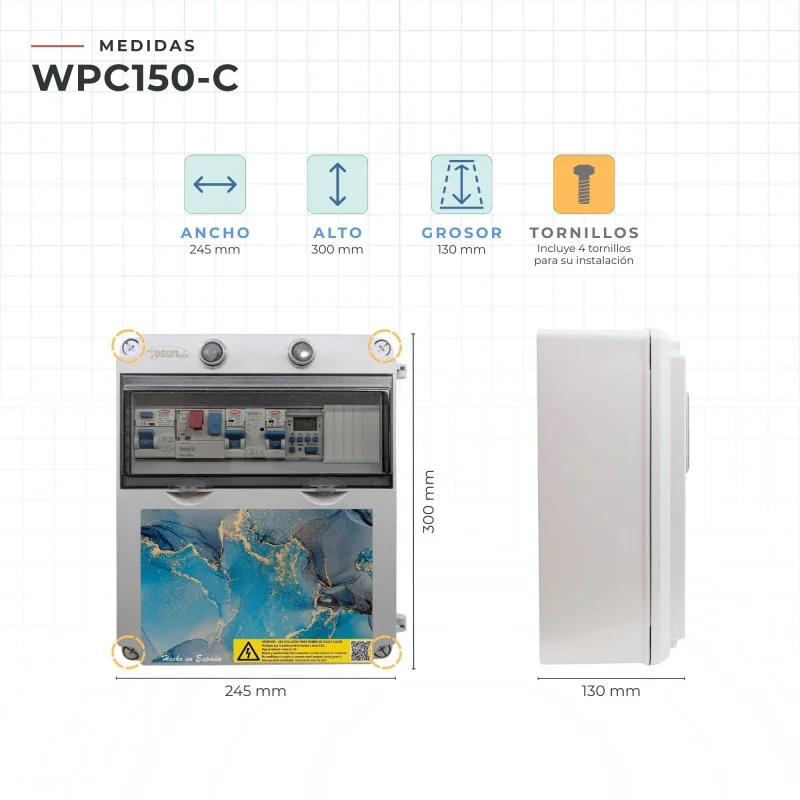 Cuadro Eléctrico Fuente de Alimentación 12V DC | Swimhome