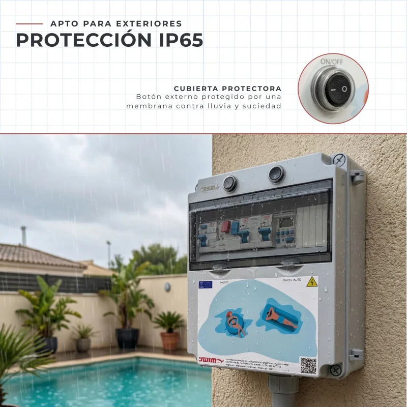 Panneau d'alimentation électrique 12V DC | Swim Home