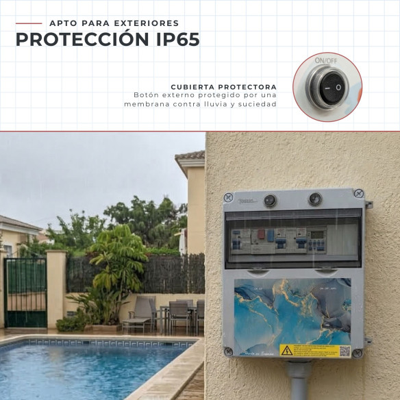 Cuadro Eléctrico Fuente de Alimentación 12V DC | Swimhome