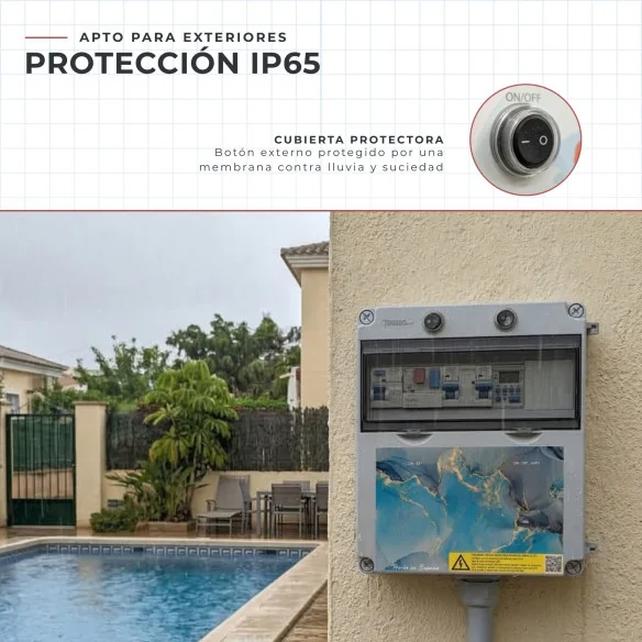 Cuadro Eléctrico Fuente de Alimentación 12V DC | Swimhome