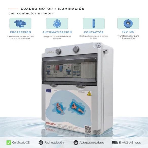 Swimming Pool Control Panel with Power Supply