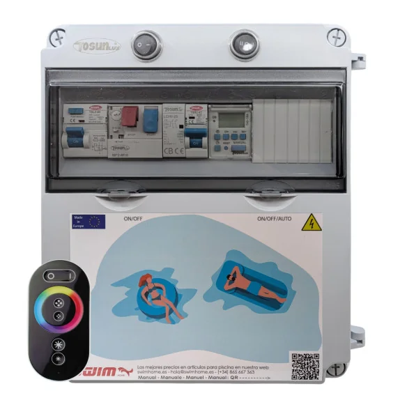Swimming Pool Control Panel with Power Supply
