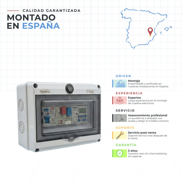 Cuadro Eléctrico Piscina Contactor para Motor | Swim Home