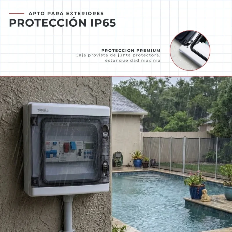 Cuadro Eléctrico Piscina Contactor para Motor | Swim Home