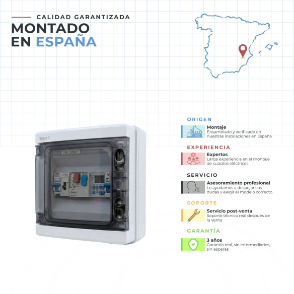 Painel Elétrico de Piscina com Contactor Motor Clorador