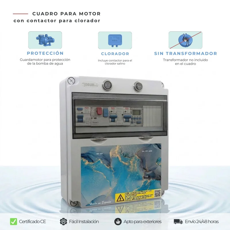 Cuadro Eléctrico Piscina Transformador Clorador | Swim Home