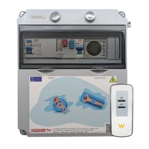 Quadro elétrico trifásico da piscina com transformador Swimhome