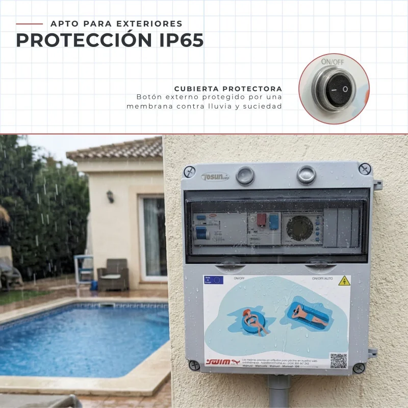 Cuadro Eléctrico de Piscina Trifásico Contactor | Swim Home