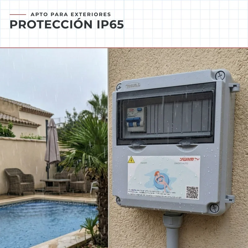Transformador IP65 con Protección y Mando | Swim Home