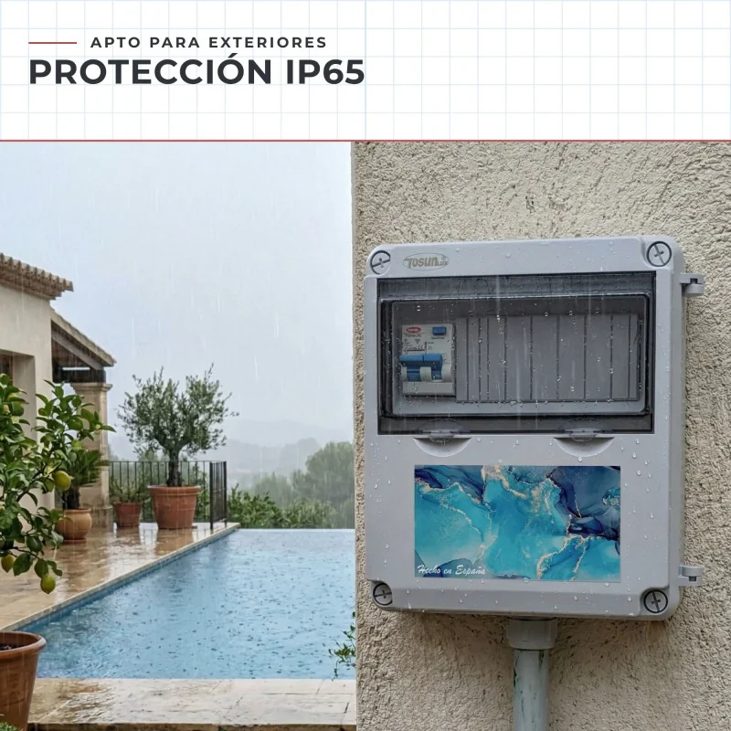 Transformador IP65 con Protección y Mando | Swim Home