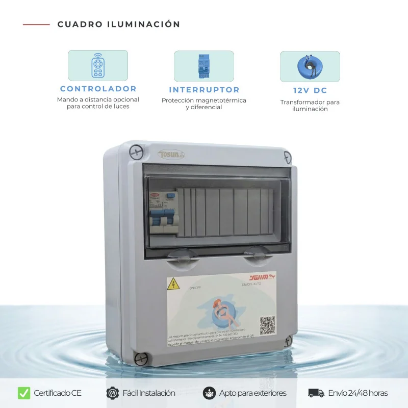 IP65 60W 12V DC Transformer With Remote Control | Swim Home