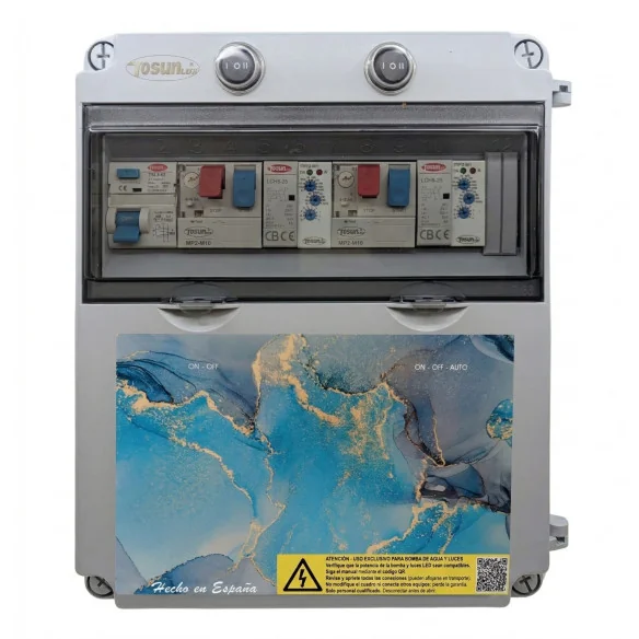 Painel de controlo piezoeléctrico para 1 bomba de água ou de ar