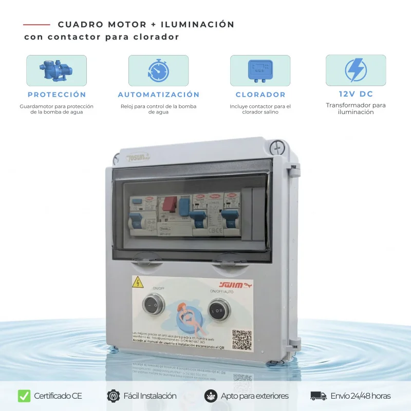 Swimming Pool Electrical Panel with Transformer 60W | Swimhome