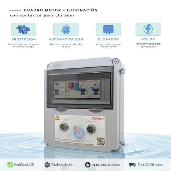 Swimming Pool Electrical Panel with Transformer 60W | Swimhome