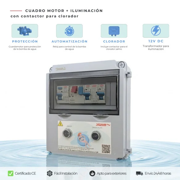 Swimming Pool Electrical Panel with Transformer 60W | Swimhome