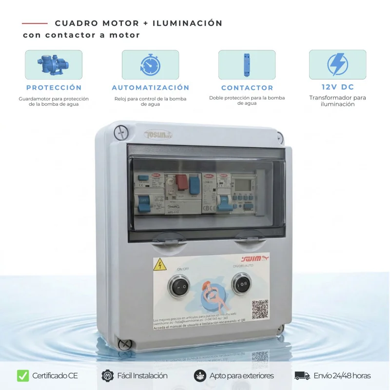 Swimming Pool Electrical Panel with Power Supply