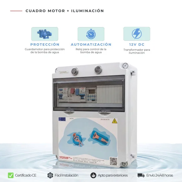 Electrical Panel for Swimming Pool 12V DC 150W | Swimhome