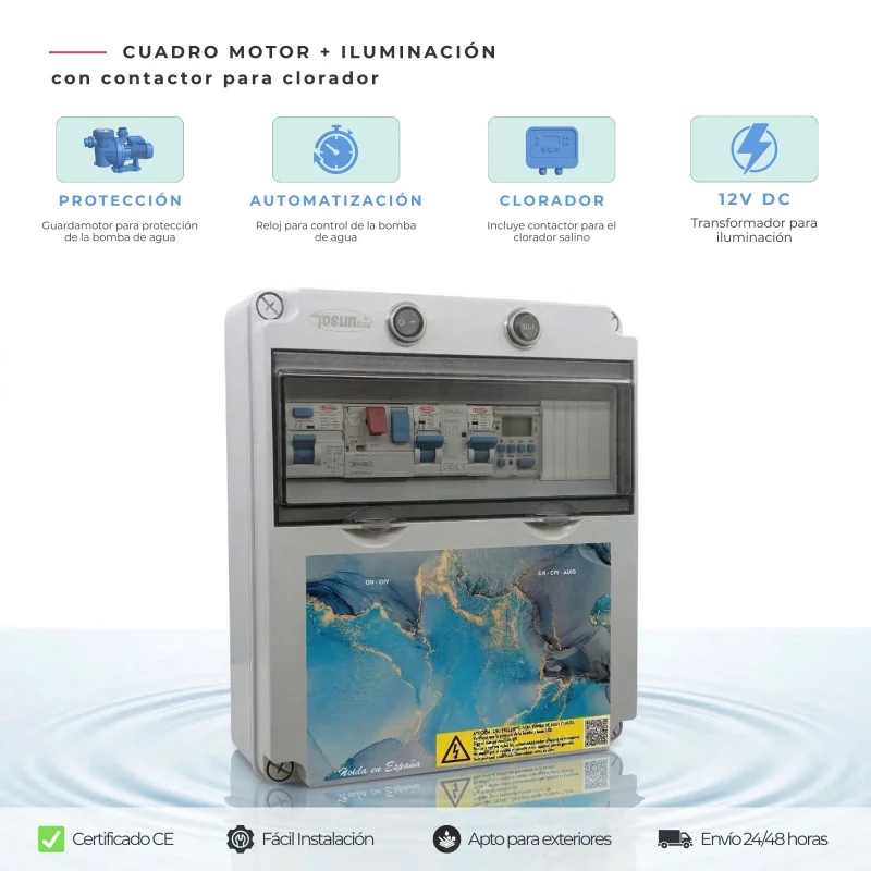 Cuadro Eléctrico Fuente de Alimentación 12V DC | Swimhome