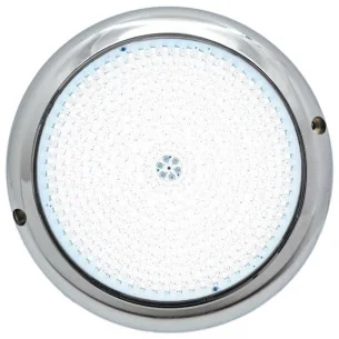 Pack 2 Focos LED Blanco 15W Acero Inoxidable+Transformador 100W 2