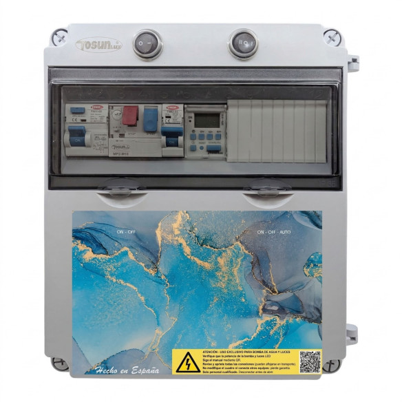 Home Nadar Holofotes de piscina 12V LED com Painel de Controlo Eléctrico