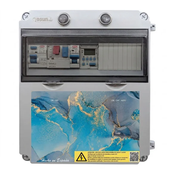 Swim Home 12V LED Pool Floodlights with Electrical Control Panel