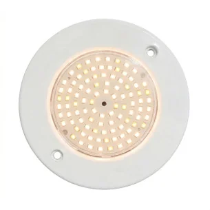 Projetor LED Piscina Superfície 6W 12V AC | Branco Quente 3000K | Ø11cm