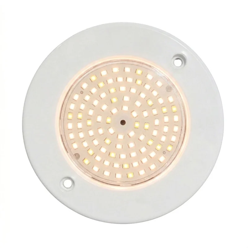 Surface LED Pool Spotlight 6W 12V AC | Warm White 3000K | Ø11cm
