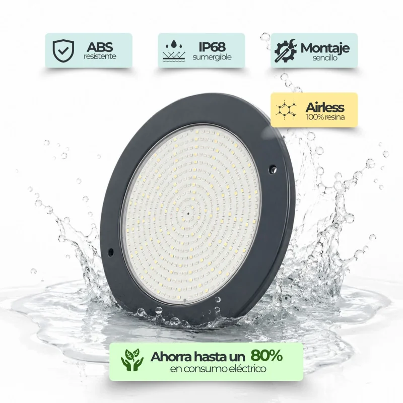 Ø23 cm Ultrathin LED Pool Light 12V AC – 35W ABS | Swimhome
