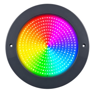 Projecteur LED Piscine 35W 12V AC RGB+W Hors-bord Ultrathin Black