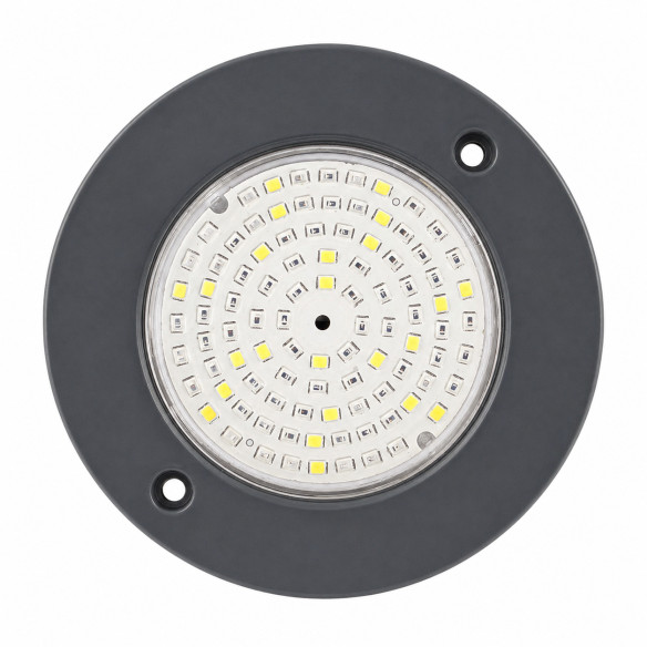Projecteur LED Piscine | 6W 12V AC | Blanc Froid 6000K ON/OFF | Gamme Ultrathin Black
