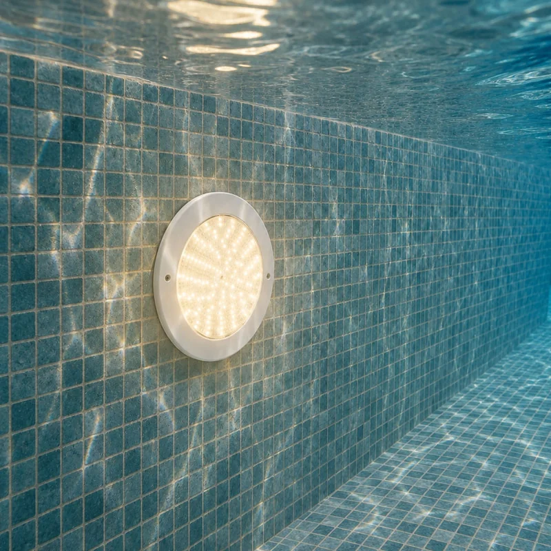 Ultra-Thin LED Pool Light Ø23cm 12V AC - 35W ABS | Swimhome